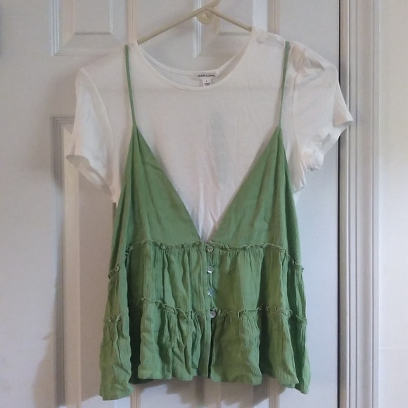 Stitch and pine,size large top.2 piece set. - Picture 1 of 8